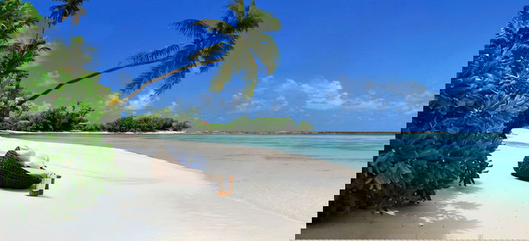 Einer von vielen unberührten Stränden der Insel Desroches